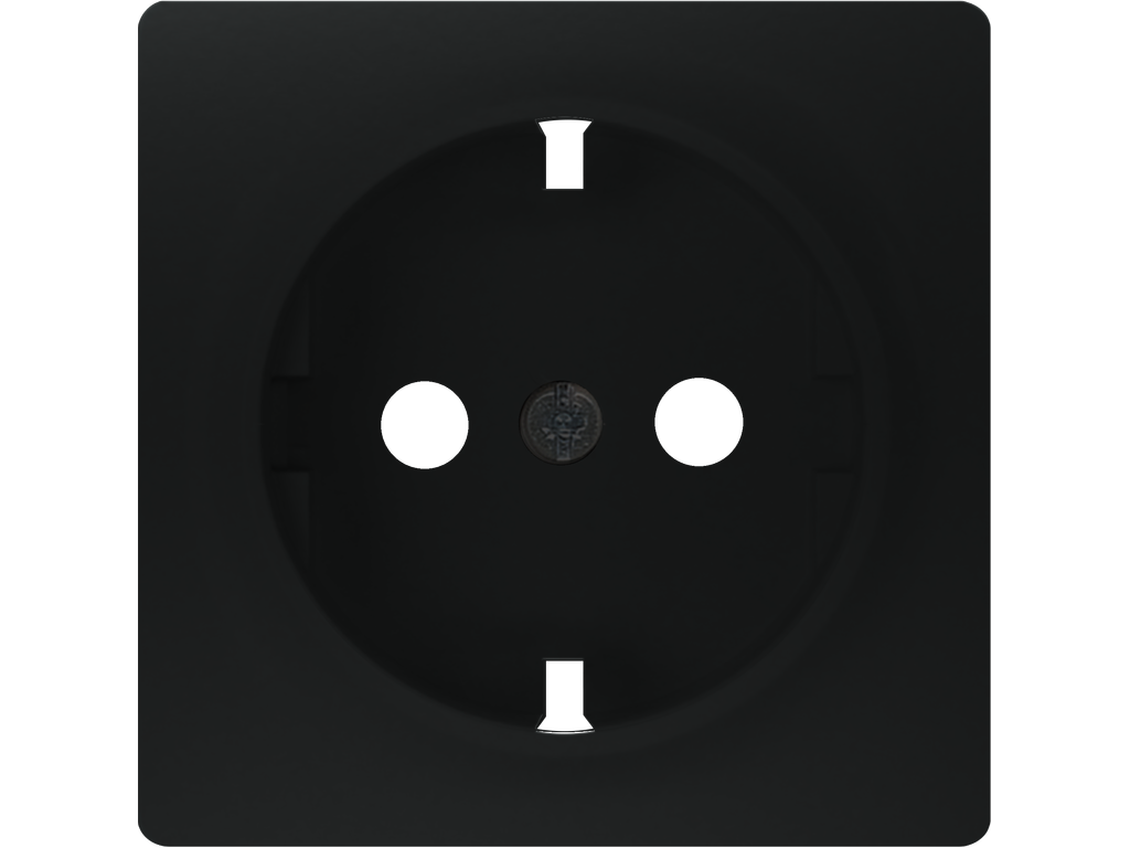 Miro, tapa Schuko para 18524, Negro Mate