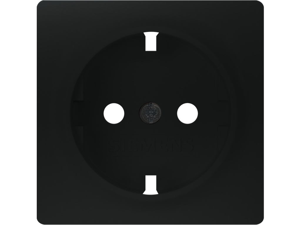 Miro, tapa Schuko para 18524, Negro Mate