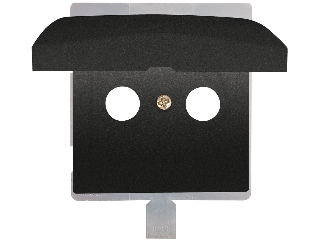 Style, tapa televisión 2/3 salidas, Antracita Cosso