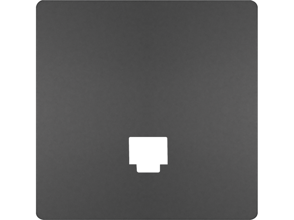 Style, tapa conector 1 RJ45, Antracita Cosso