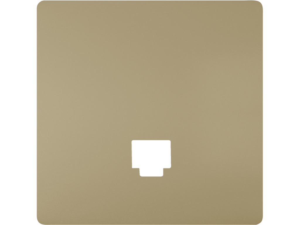 Style, tapa conector 1 RJ45, Dorado Malta