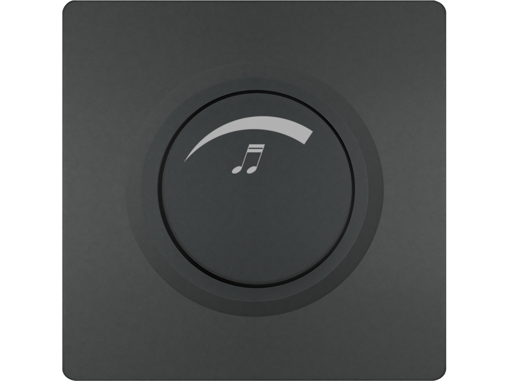 Style, potenciómetro regulador de volumen, Antracita Cosso