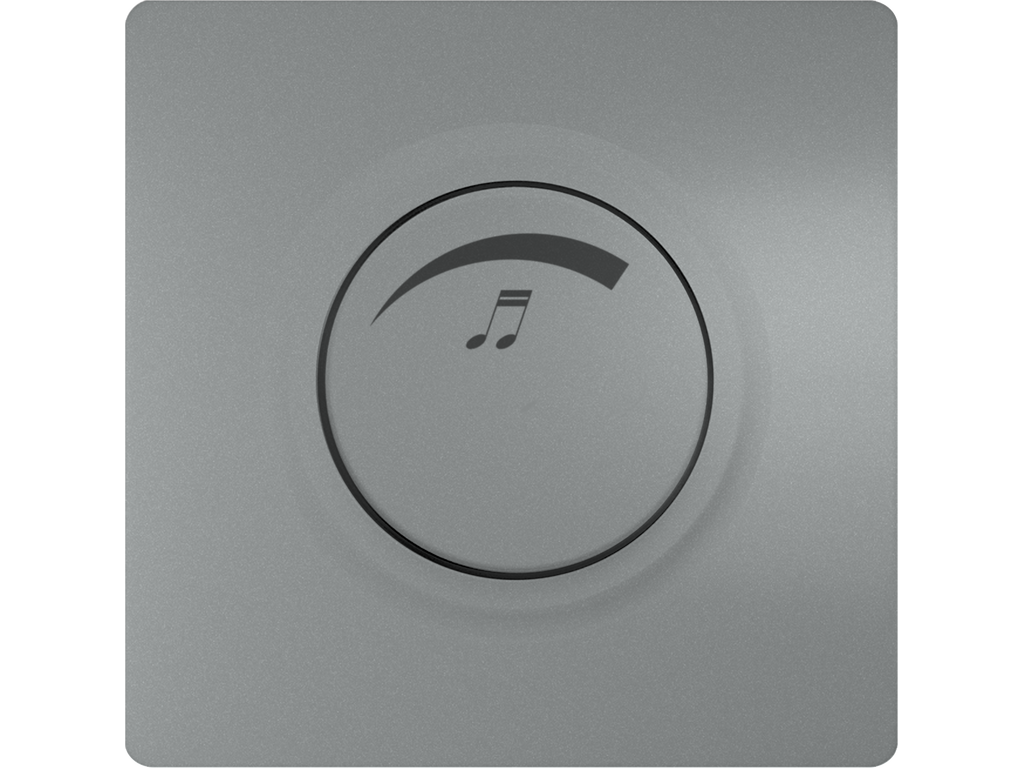 Style, potenciómetro 3w, Platino Metalizado