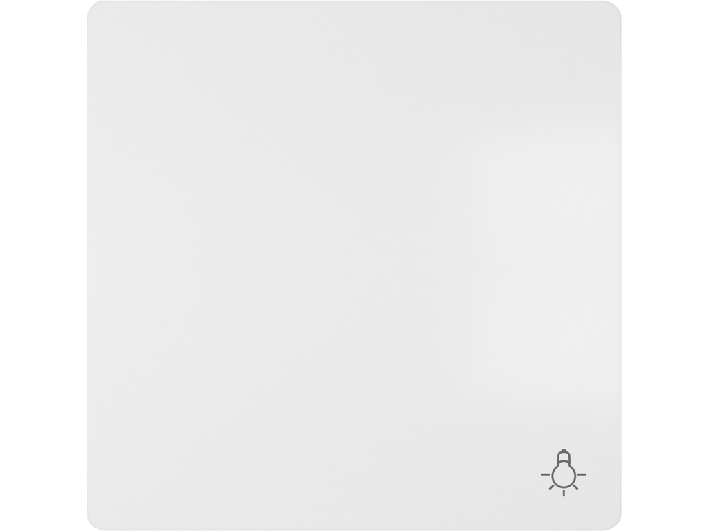 Style, tecla símbolo luz, Blanco Mate