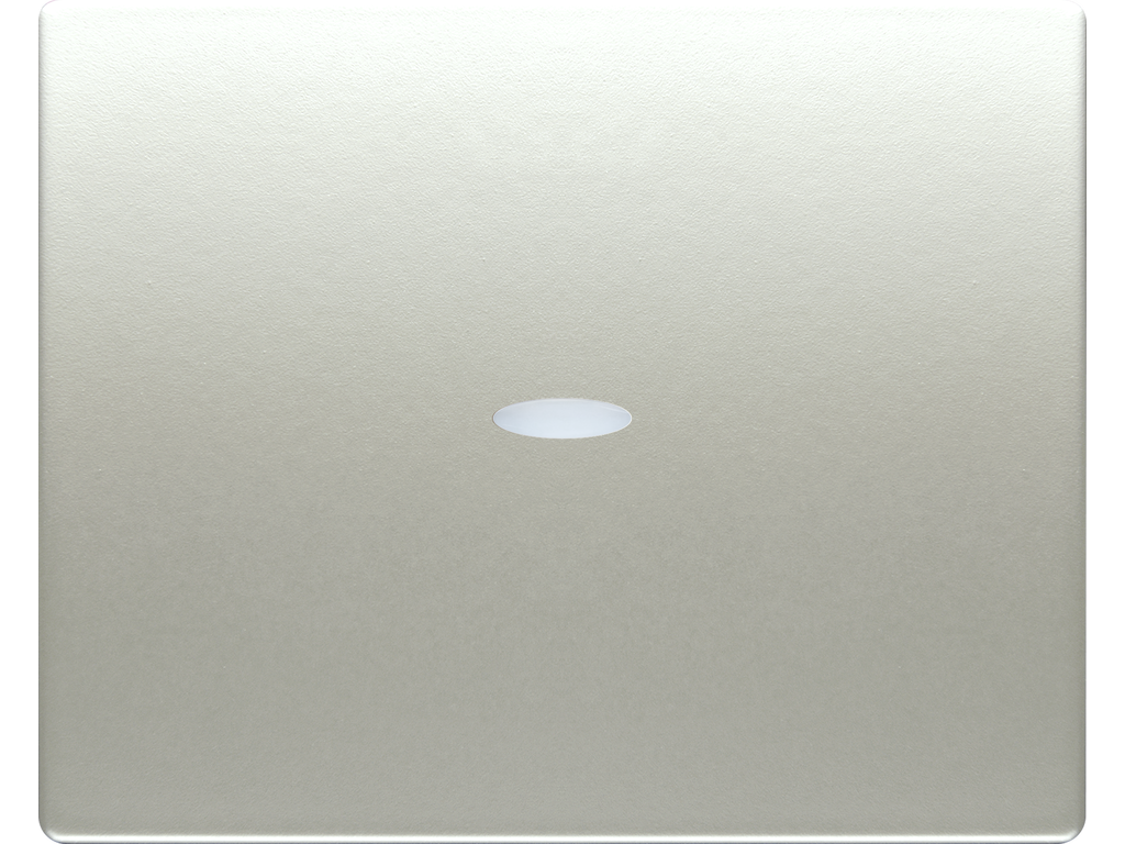 Iris, Tecla interruptor /conmutador/cruzamiento con difusor, Aluminio Mercurio