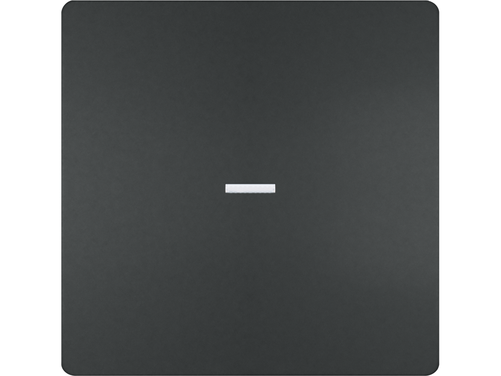 Style, tecla simple con difusor, Antracita Cosso