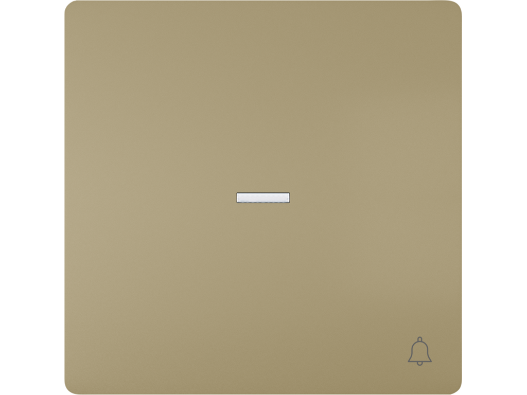 Style, tecla, símbolo timbre con difusor, Dorado Malta