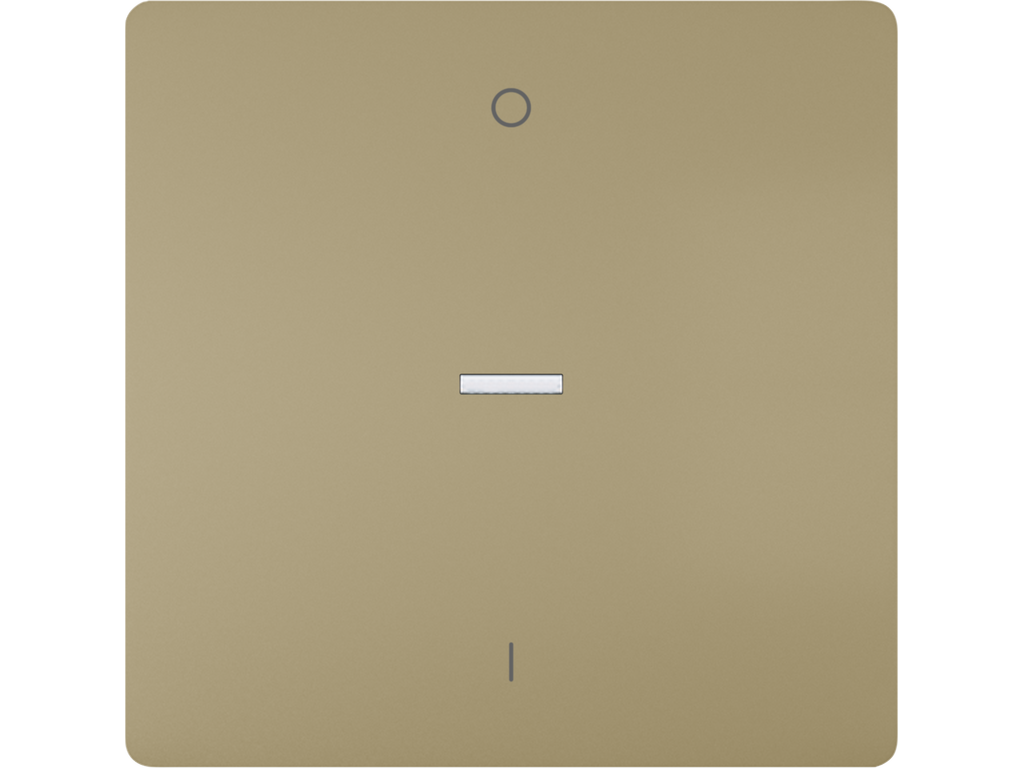 Style, tecla bipolar I/O con difusor, Dorado Malta