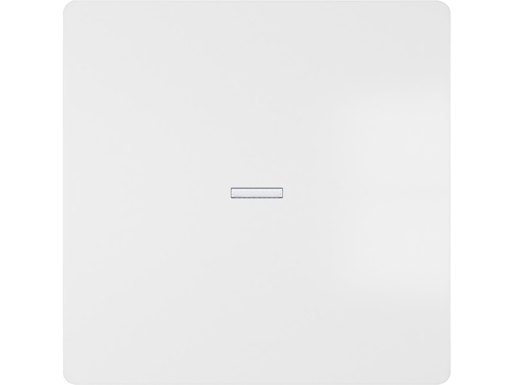 Style, tecla simple con difusor, Blanco Mate