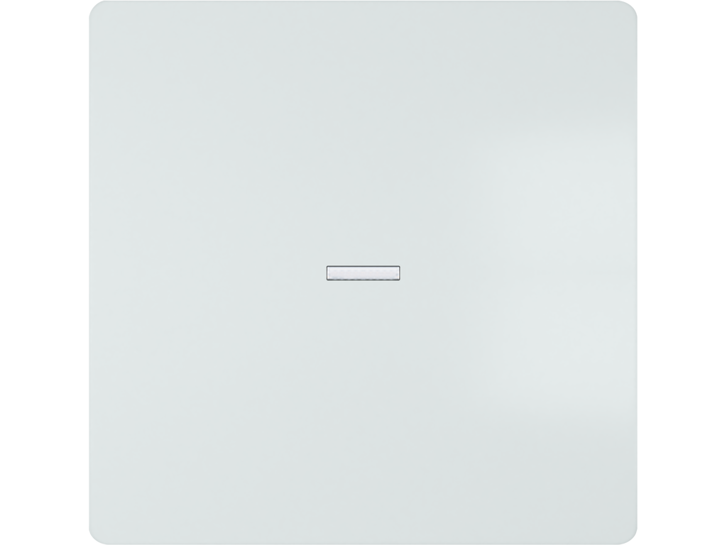 Style, tecla simple con difusor, Blanco Polar