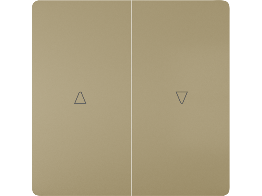 Style, tecla doble persiana, Dorado Malta