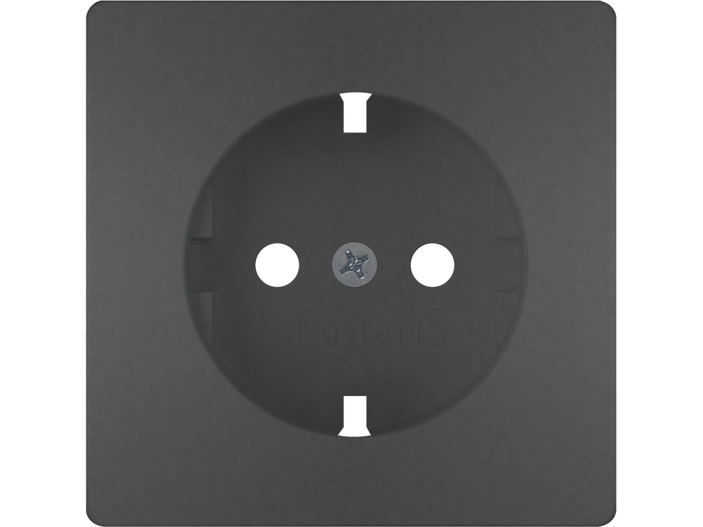 Style, tapa base enchufe seguridad, Antracita Cosso