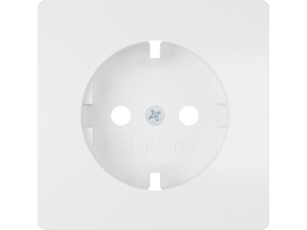 Style, tapa base enchufe seguridad, Blanco Mate