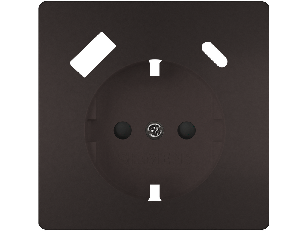 Style, tapa base enchufe seguridad USBC AC PD, Chocolate