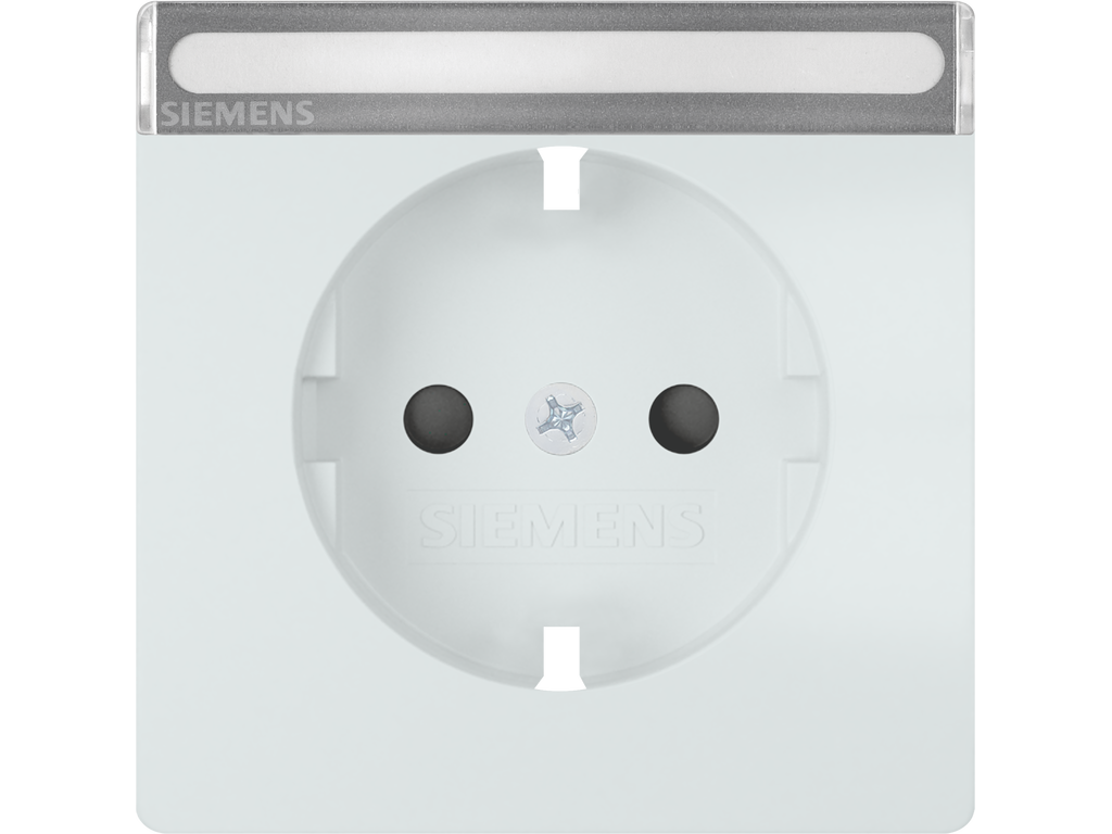 Style, tapa Schuko proteccion de seguridad, portaetiquetas