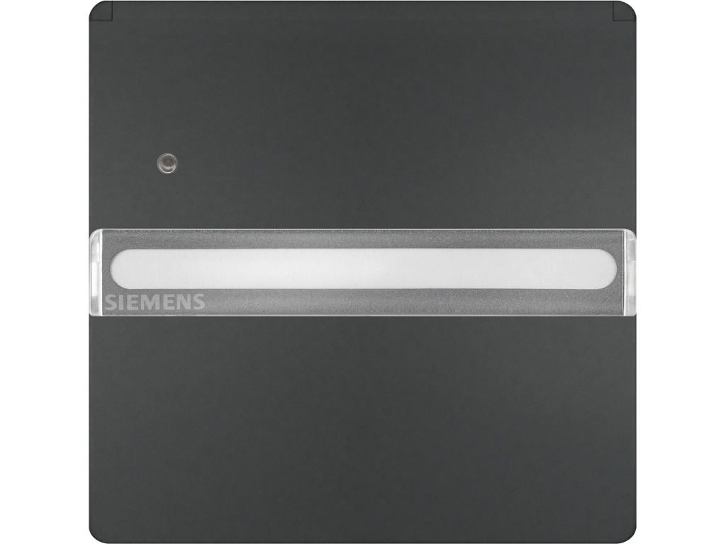 Style, tapa abatible Schuko proteccion de seguridad, etiqueta indicador de servicio, Antracita Cosso