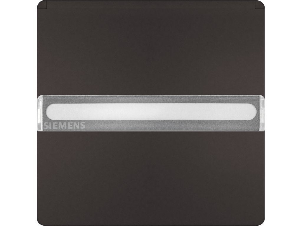 Style, tapa abatible Schuko proteccion de seguridad, etiqueta indicador de servicio, Chocolate