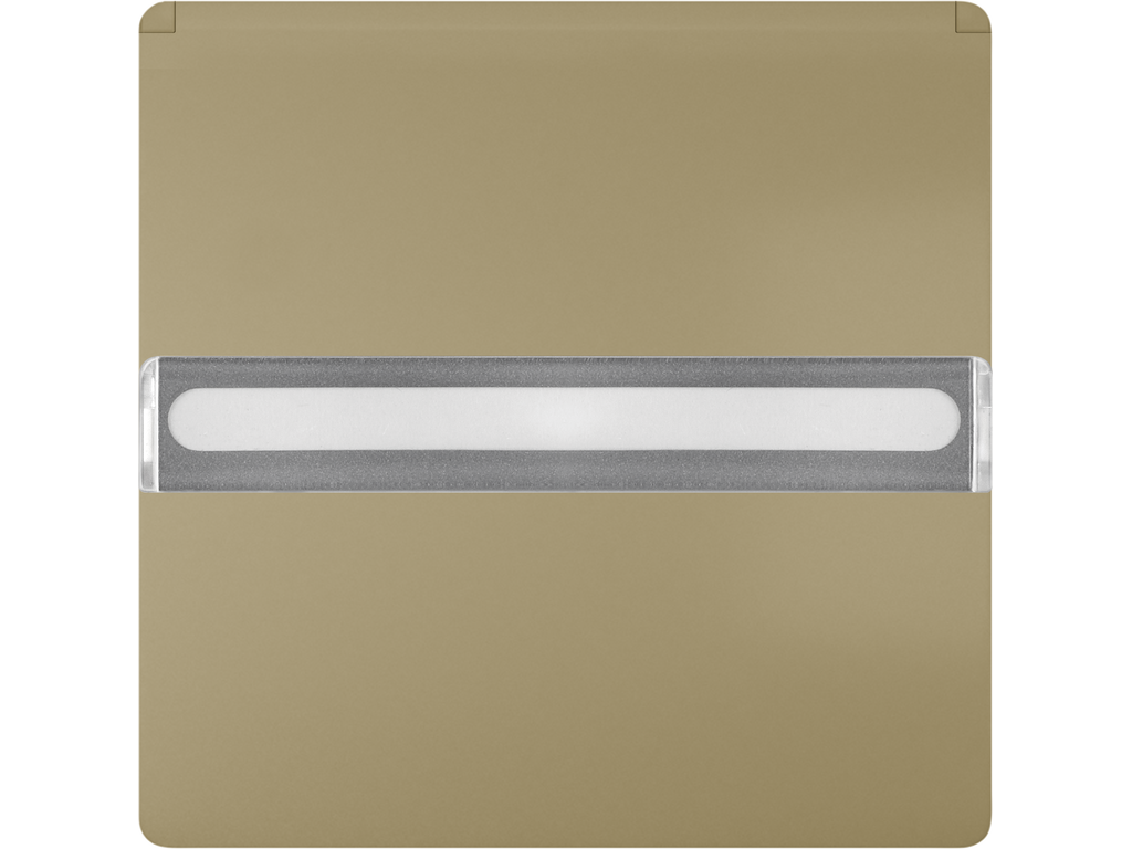 Style, tapa abatible Schuko proteccion de seguridad, etiqueta indicador de servicio Dorado Malta