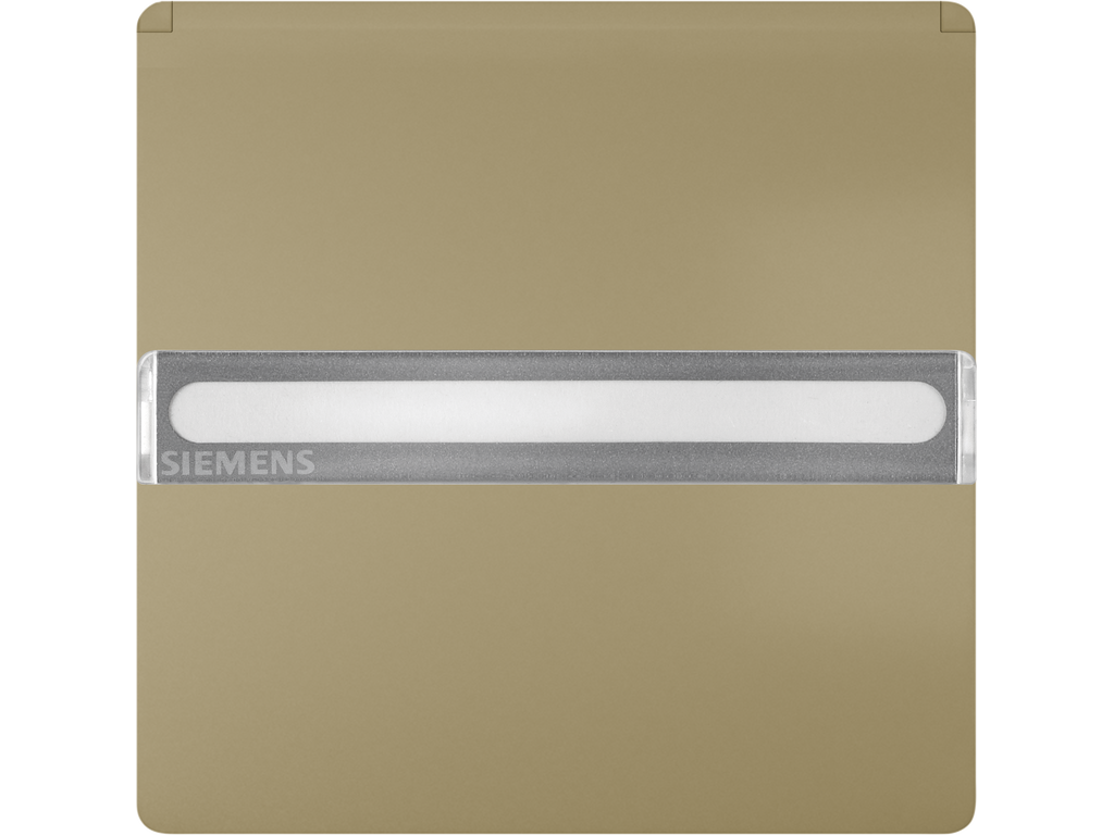 Style, tapa abatible Schuko proteccion de seguridad, etiqueta indicador de servicio Dorado Malta