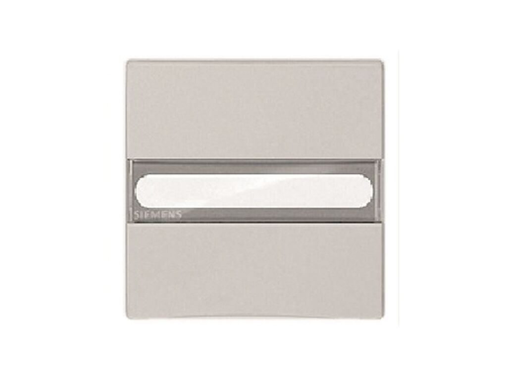 Style, tapa abatible Schuko proteccion de seguridad, etiqueta indicador de servicio, Platino Metalizado