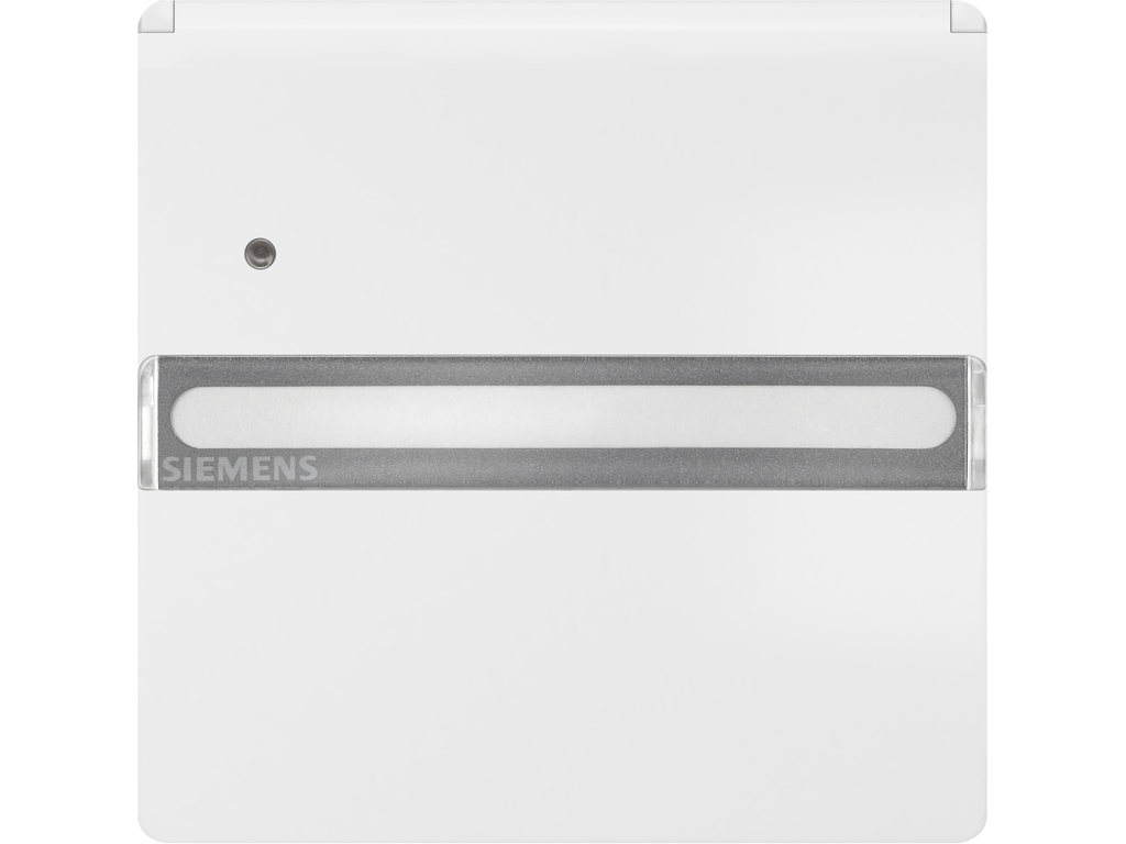 Style, tapa abatible Schuko proteccion de seguridad, etiqueta indicador de servicio Blanco Mate