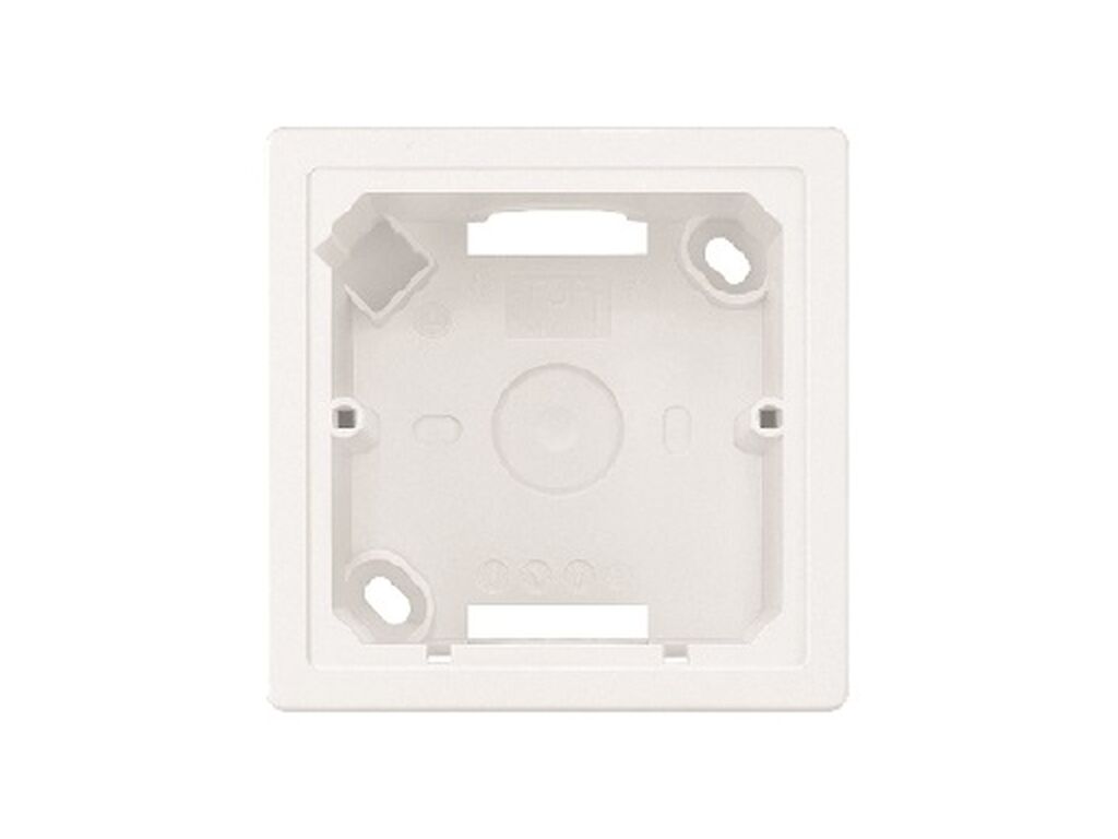 Style, caja de superficie ip20, Blanco Polar