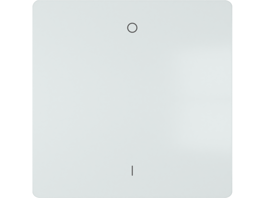 Style, tecla bipolar I/O, Blanco Polar