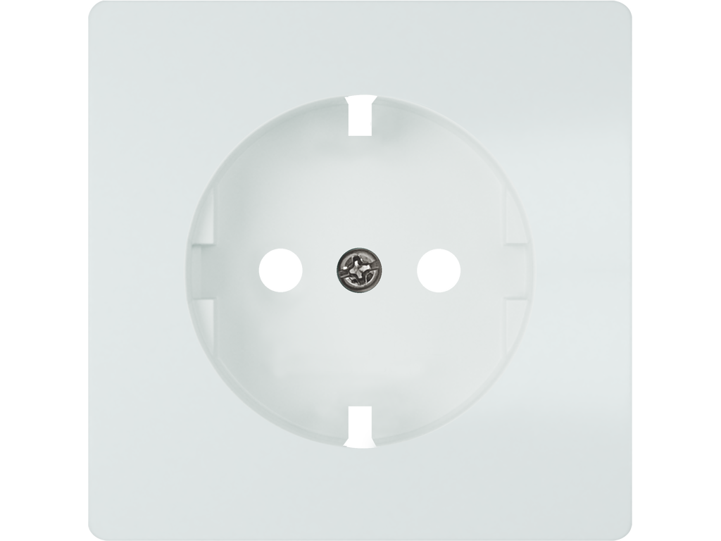 Style, tapa base enchufe seguridad, Blanco Polar