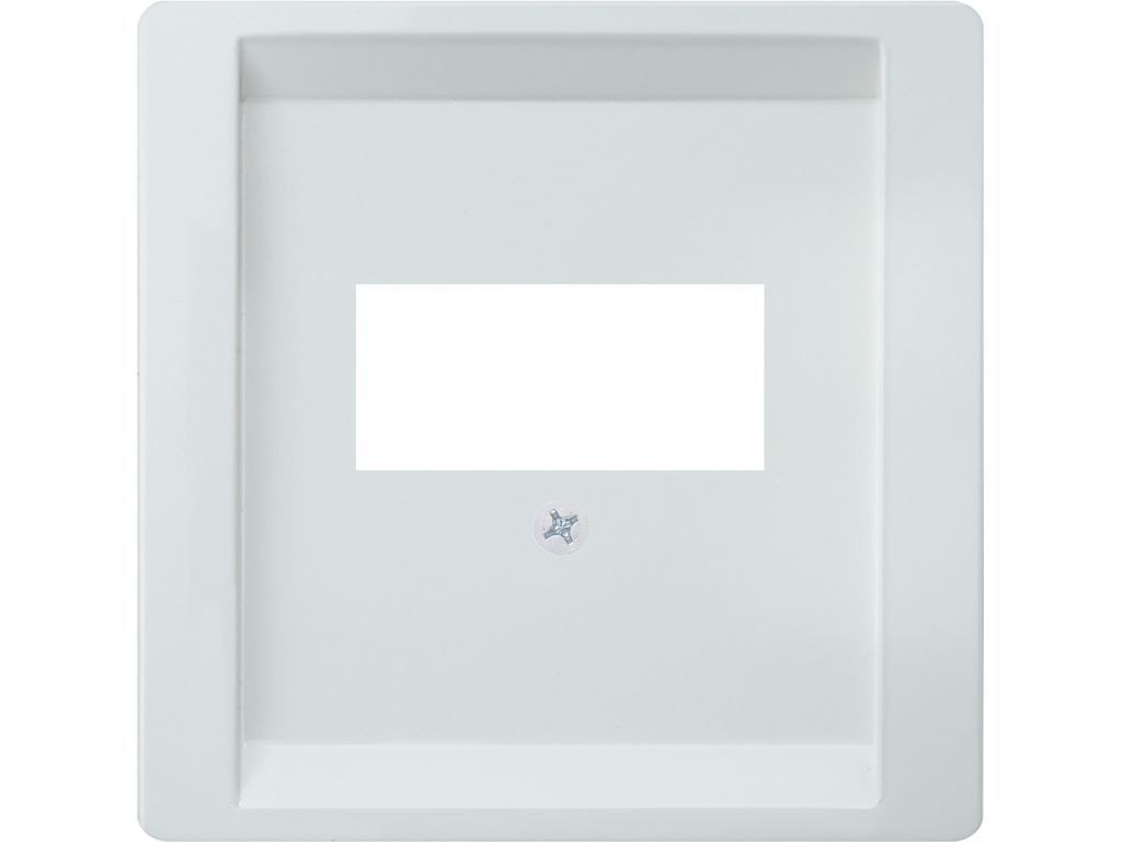 Style, tapa para tomas multimedia, Blanco Polar