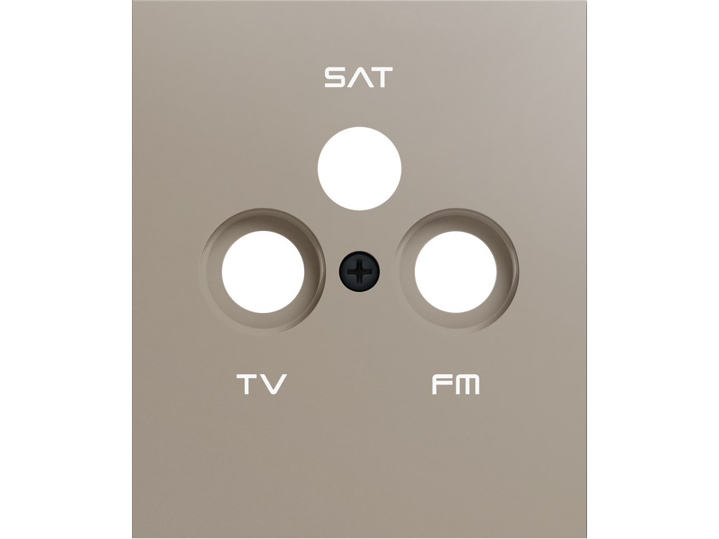 COSMOS, TV-R-SAT COVER WITH 3 OUTPUTS, GOBI SAND