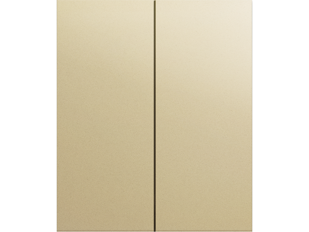 COSMOS, DOUBLE INTERMEDIATE-SWITCH ROCKER, GOLDEN CHAMPAGNE