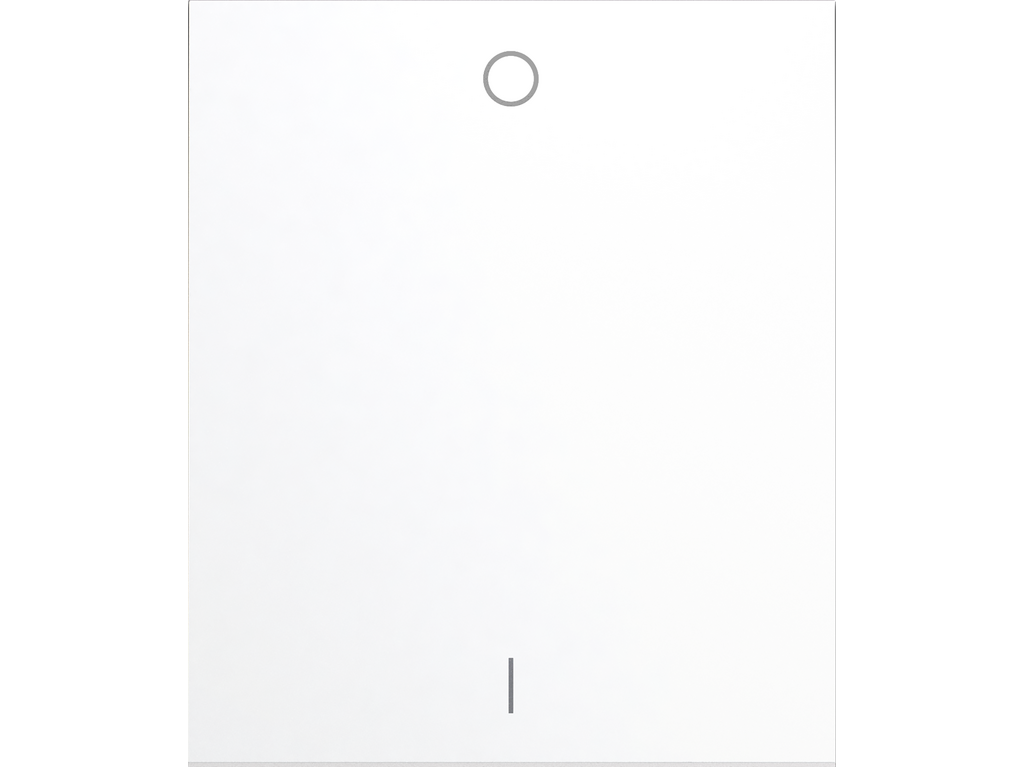 COSMOS, SINGLE ROCKER, I/O SYMBOL, SILK WHITE