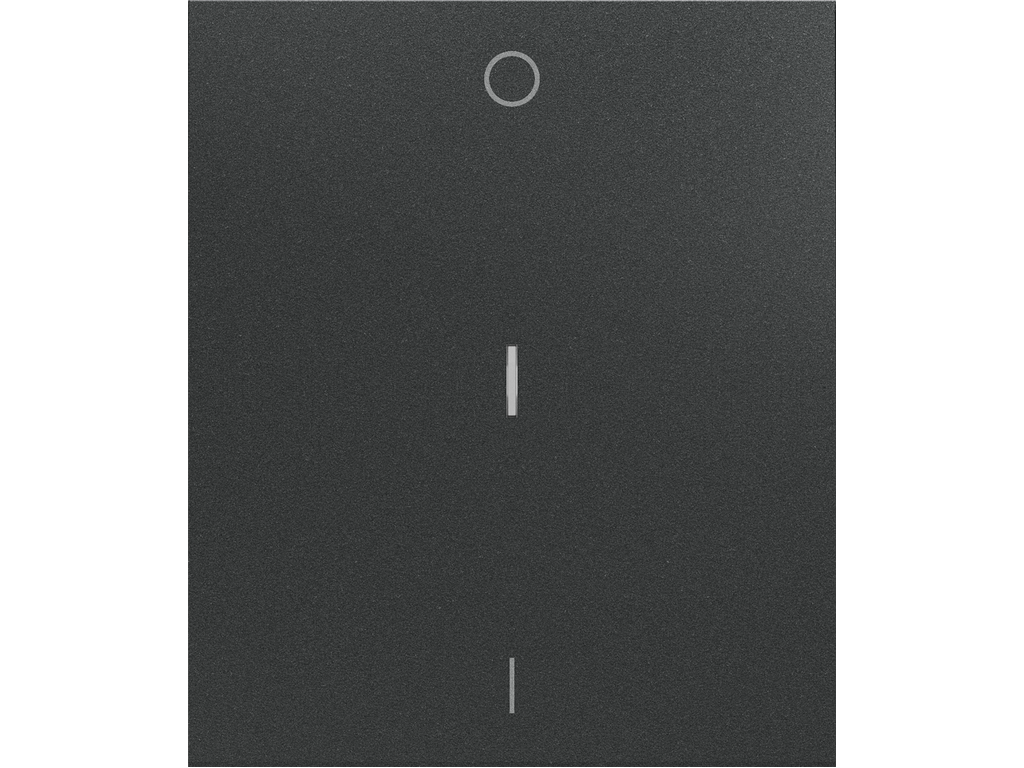 COSMOS, SINGLE ROCKER, I/O SYMBOL WITH DIFFUSER, BASALT ANTHRACITE