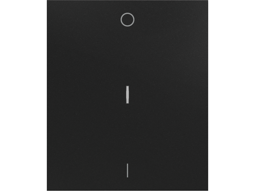 COSMOS, SINGLE ROCKER, I/O SYMBOL WITH DIFFUSER, ONYX BLACK
