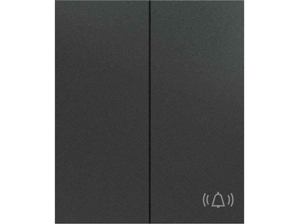 COSMOS, DOUBLE ROCKER, LIGHT SYMBOL, BASALT ANTHRACITE