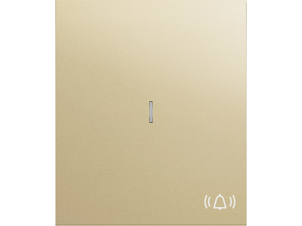 COSMOS, SINGLE ROCKER, BELL SYMBOL WITH DIFFUSER, GOLDEN CHAMPAGNE