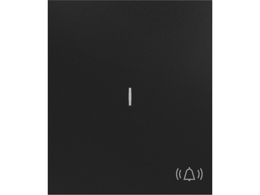 COSMOS, SINGLE ROCKER, BELL SYMBOL WITH DIFFUSER, ONYX BLACK