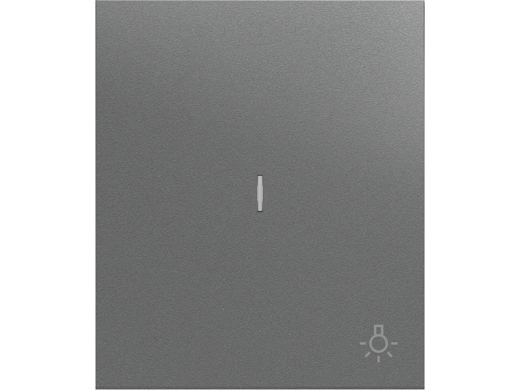 COSMOS, SINGLE ROCKER, LIGHT SYMBOL WITH DIFFUSER, VOLCANO GREY