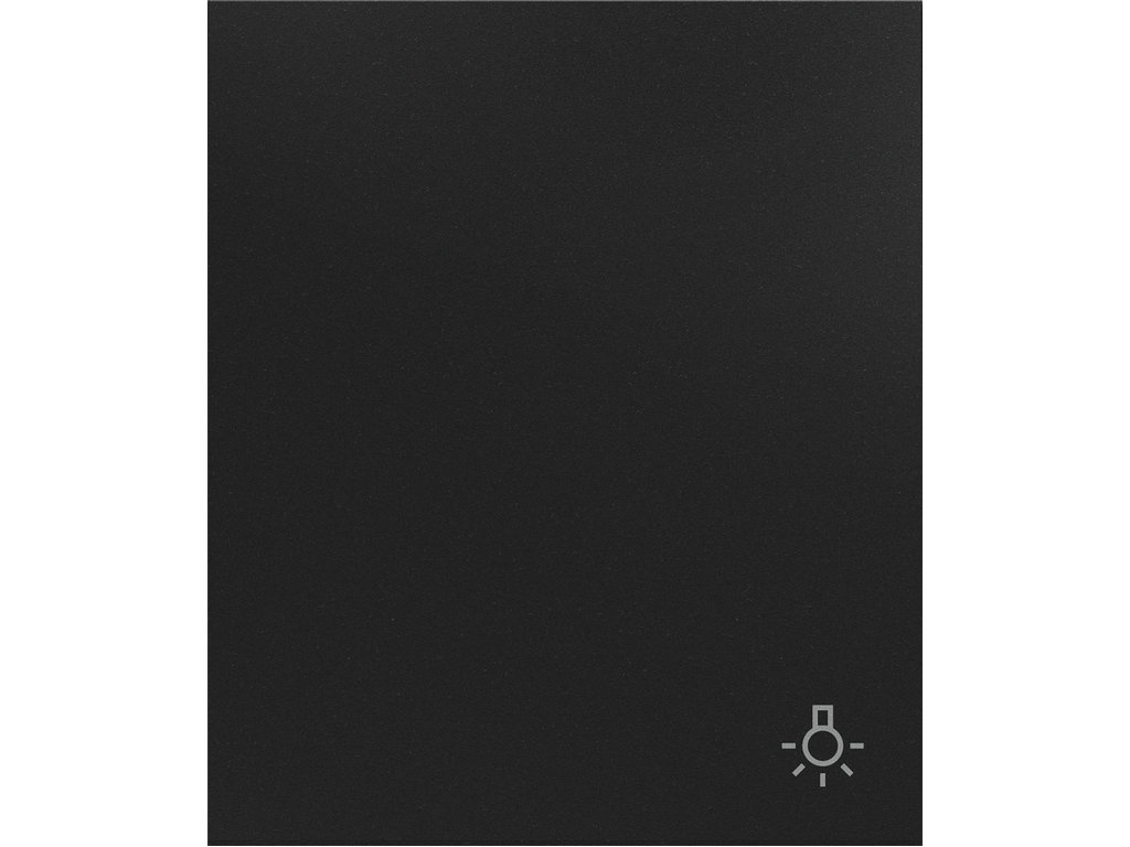 COSMOS, SINGLE ROCKER, LIGHT SYMBOL, ONYX BLACK