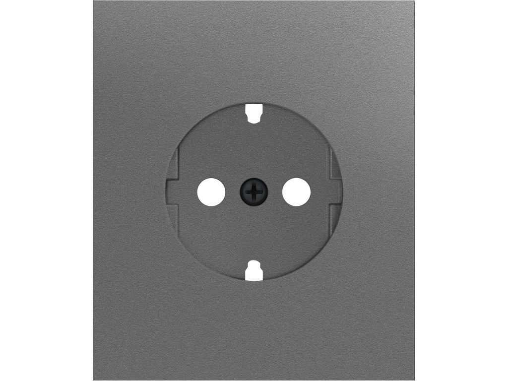 COSMOS, SCHUKO COVER WITH SCREW TERMINAL, VOLCANO GREY