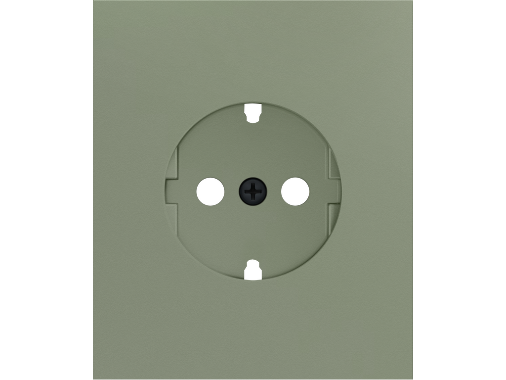 COSMOS, SCHUKO COVER WITH SCREW TERMINAL, MIST GREEN