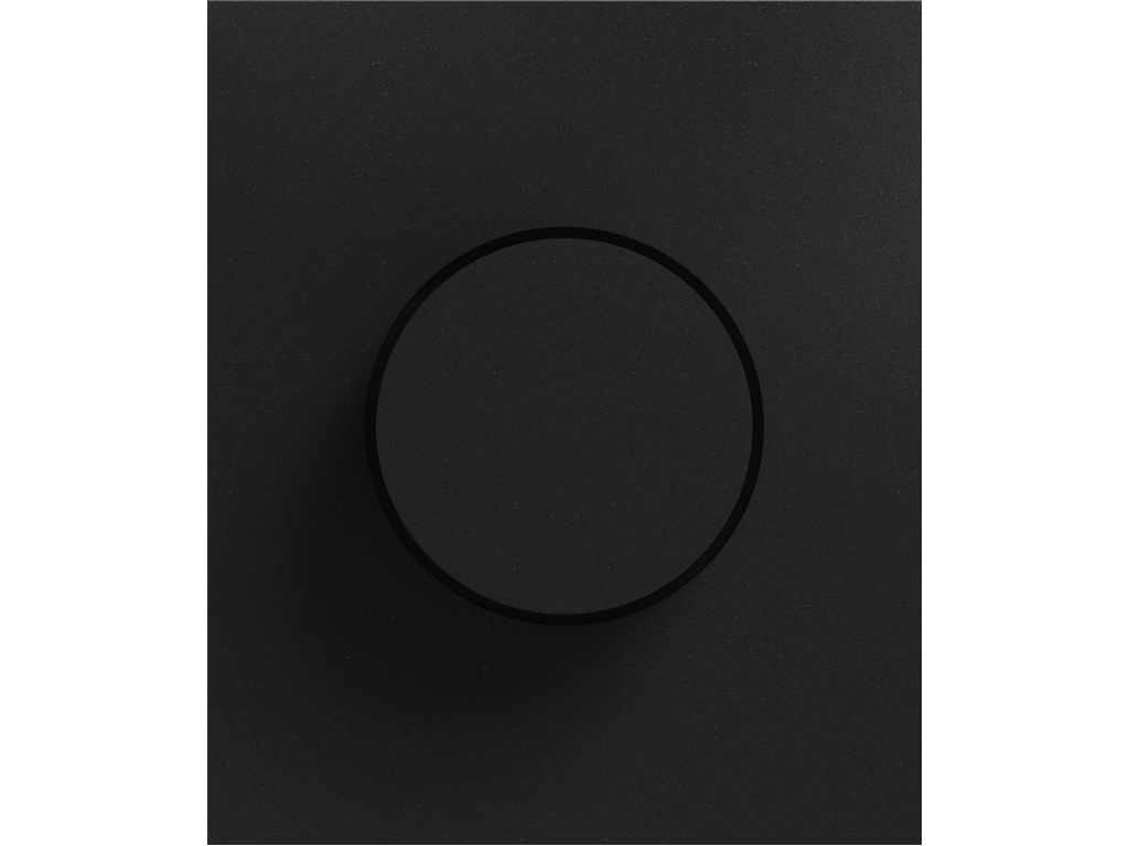 COSMOS, TECLA PARA REGULADOR PULSADOR UNIVERSAL, NEGRO ÓNIX