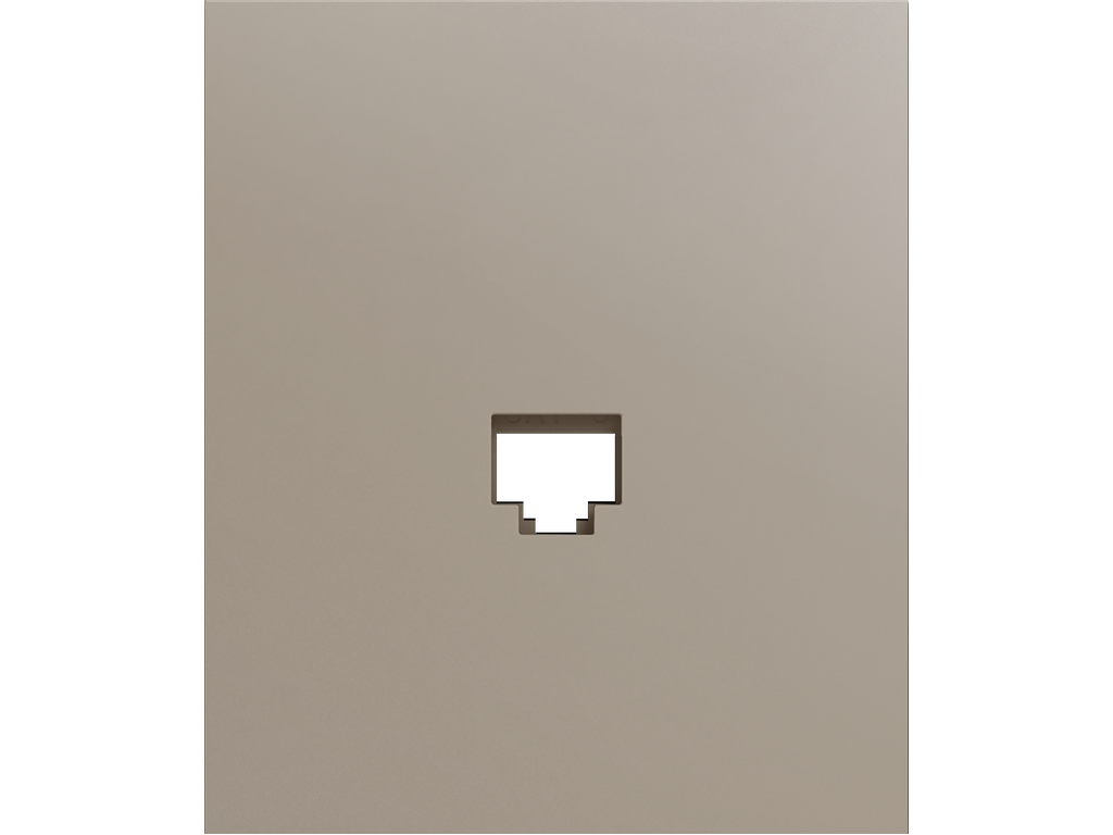 COSMOS, TAPA PARA CONECTOR RJ45, SIMPLE, ARENA GOBI