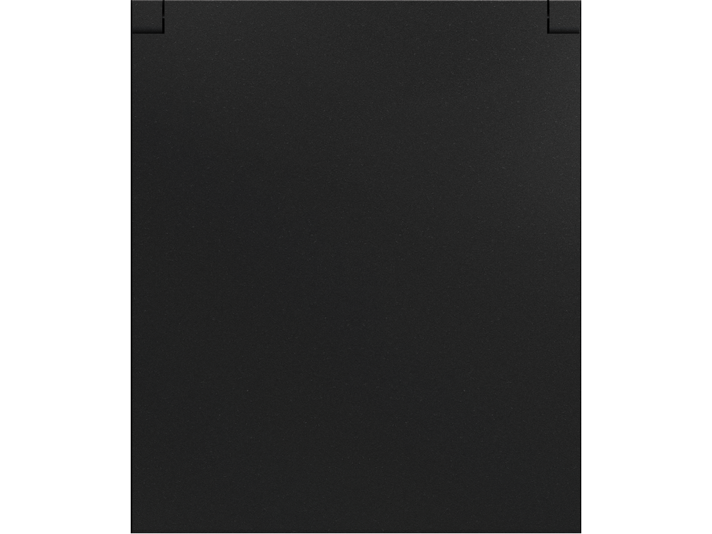 COSMOS, TAPA PARA CONECTOR RJ45, SIMPLE IP44, NEGRO ÓNIX