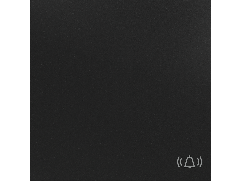 COSMOS ONE, TECLA PULSADOR DE TIMBRE, NEGRO ÓNIX