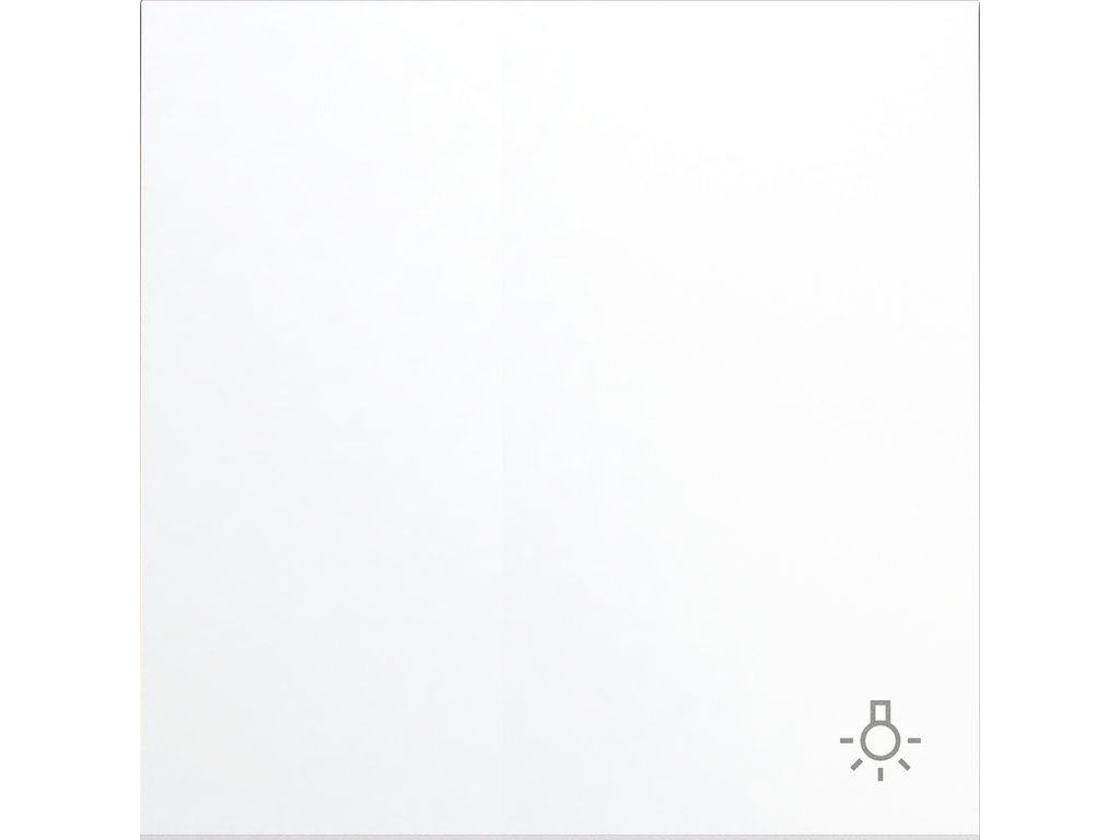 COSMOS ONE, TECLA PULSADOR DE LUZ, BLANCO SEDA