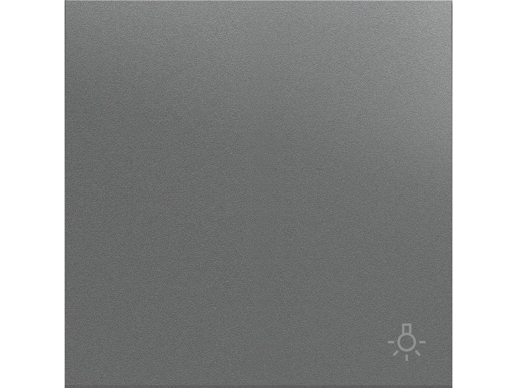 COSMOS ONE, TECLA PULSADOR DE LUZ, GRIS VULCANO