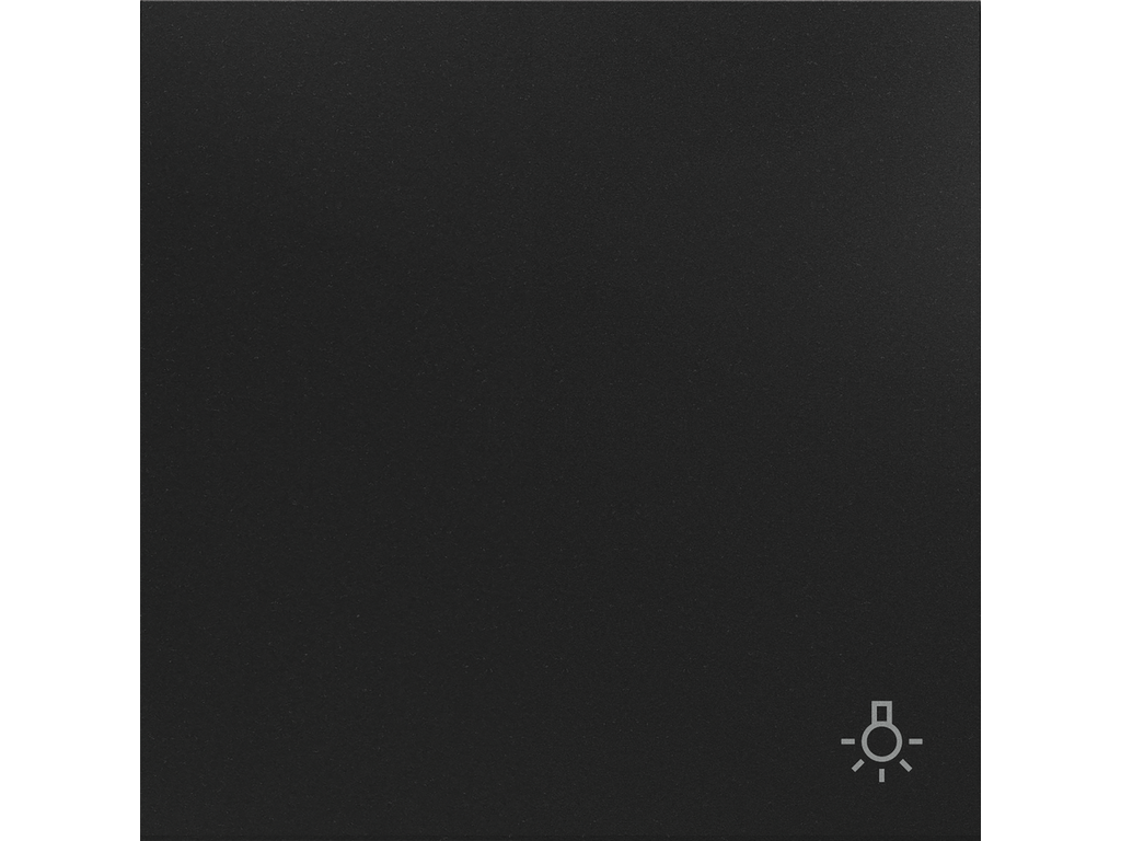 COSMOS ONE, TECLA PULSADOR DE LUZ, NEGRO ÓNIX