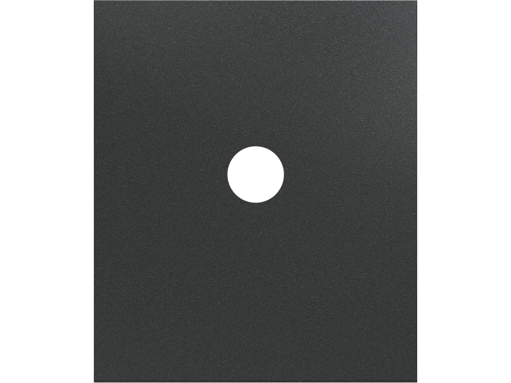 COSMOS, TAPA PARA TOMA RCA MONO, ANTRACITA BASALTO