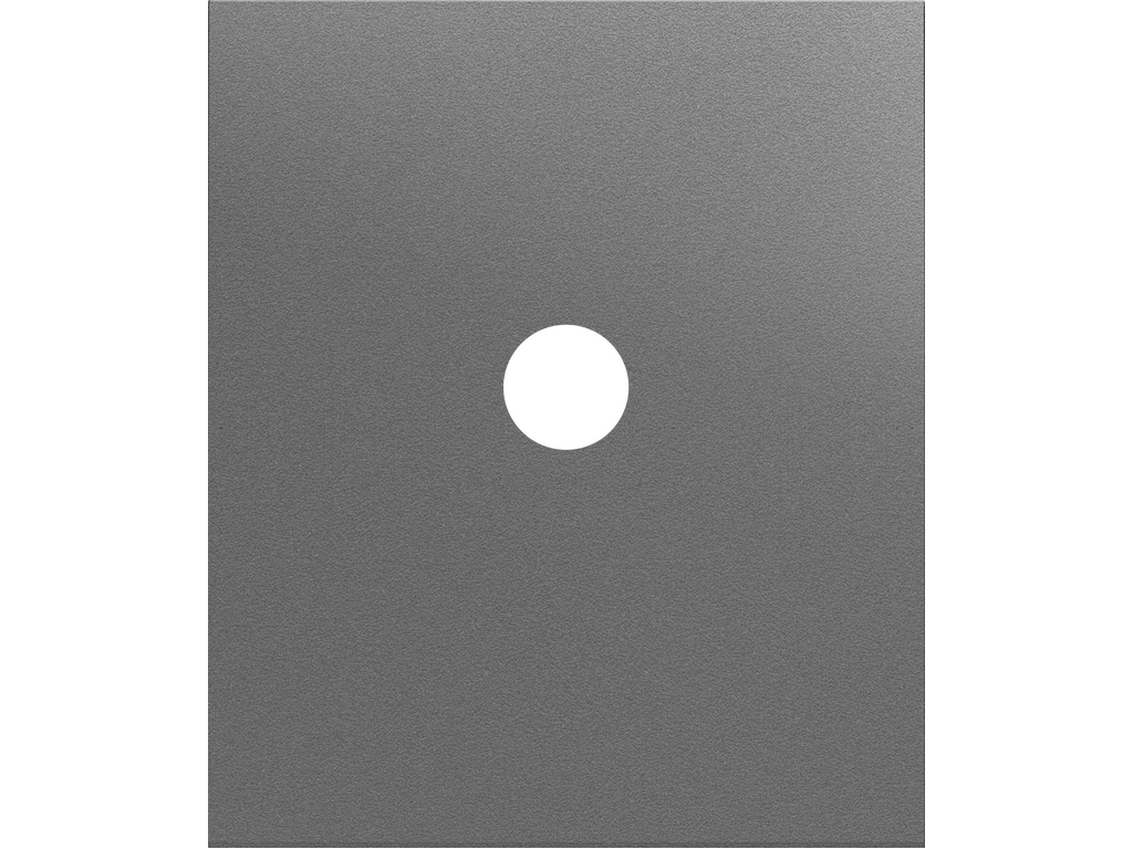 COSMOS, TAPA PARA TOMA RCA MONO, GRIS VULCANO